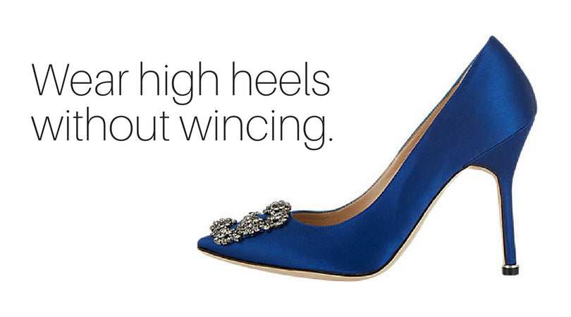 Wear heels to the wedding without wincing! - Vivian Lou Insolia® Insoles